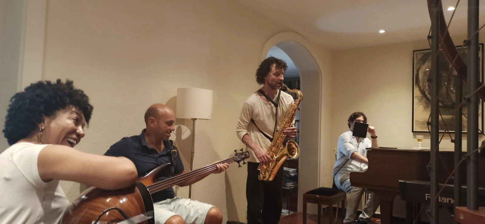 Jazz workshop ensemble session in Geneva